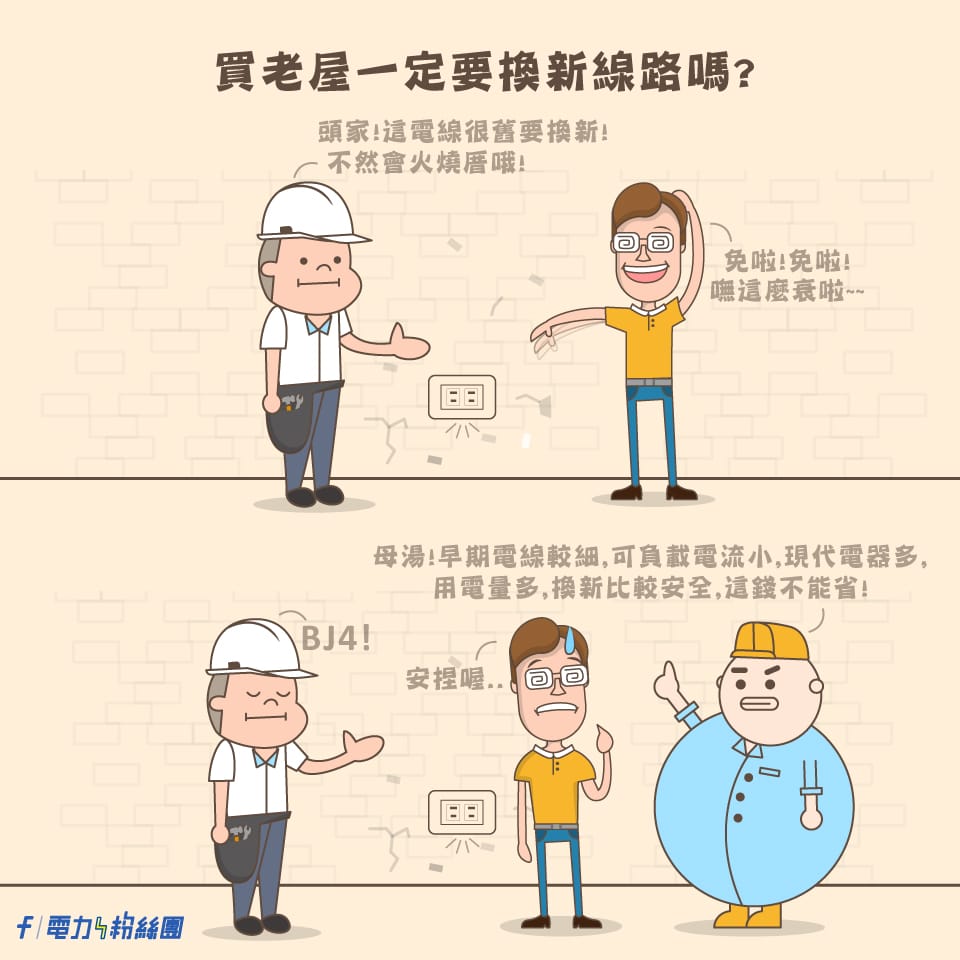 買老屋換新線路